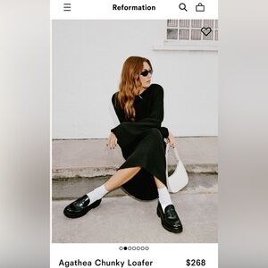 Reformation Agatha Chunky Loafer